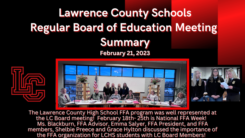 LC Regular Board of Education