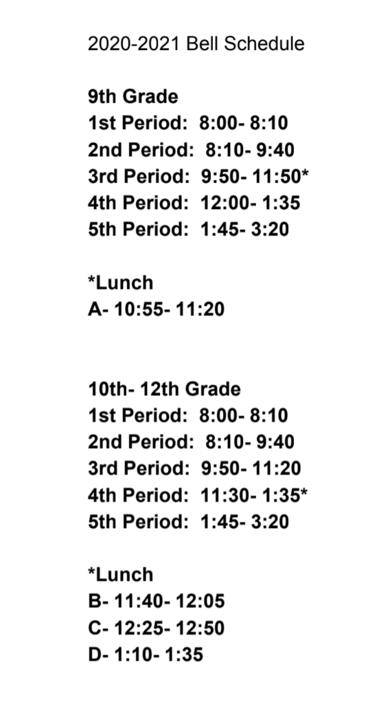Lchs Bell Schedule 78