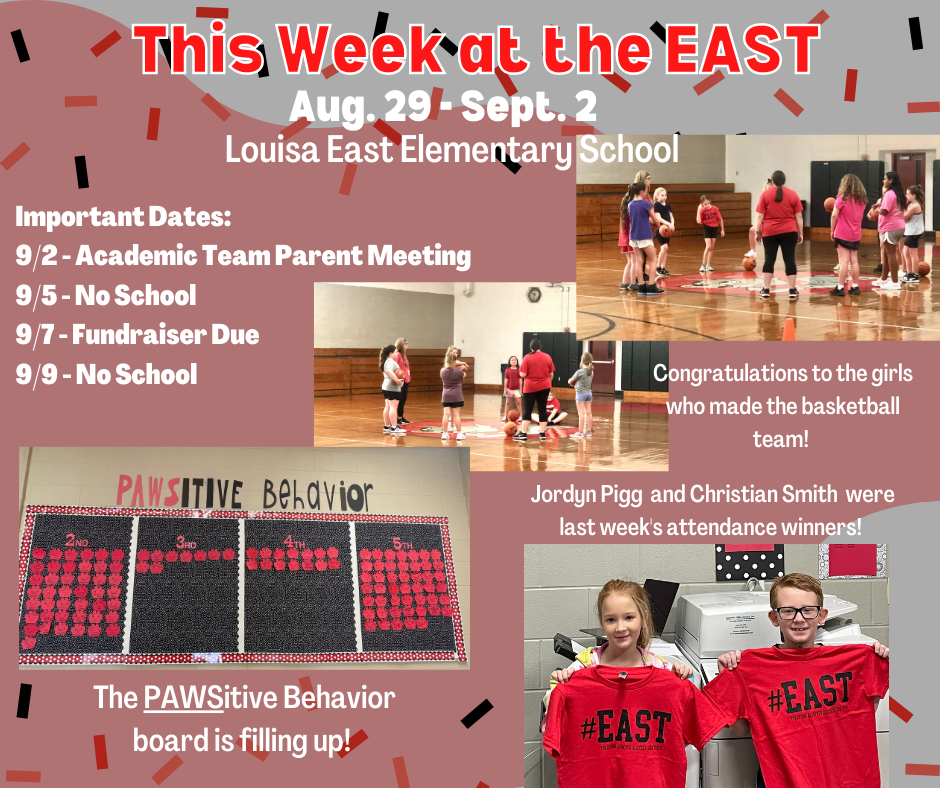 Aug. 29 - 2- This Week at the East 