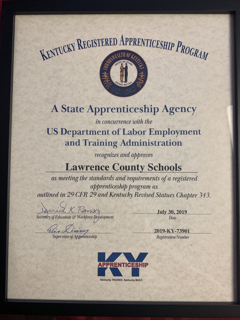 A Kentucky Registered Apprenticeship Program!  #AllinLC 