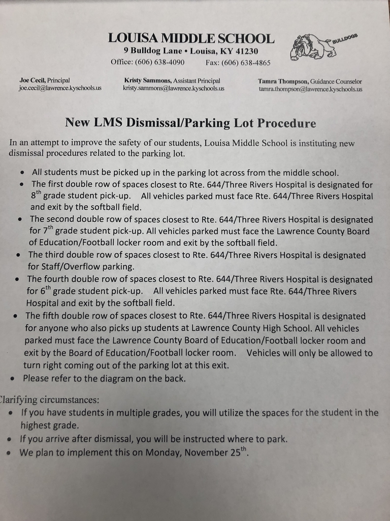 Parking changes 