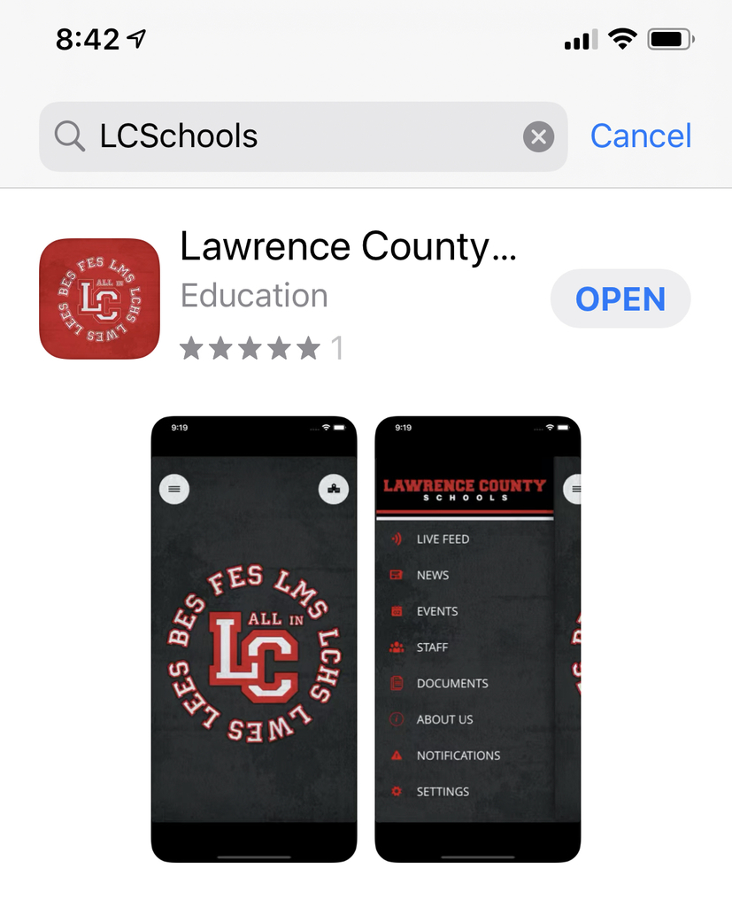 LCSchools app